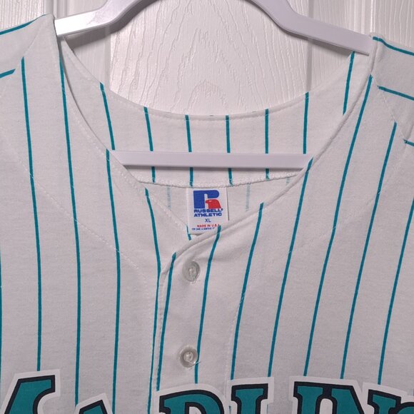 VINTAGE Andre Dawson Florida Marlins USED Jersey: DISTRESSED, XL, 8, Baseball PM - Picture 3 of 10